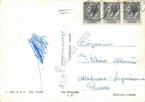 Cartolina Alessandria vedute varie colorata 1958 | Immagine Gallery 2