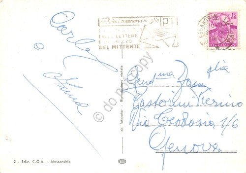 Cartolina Alessandria vedute varie della città Timbro PT 1963 | Immagine Gallery 2