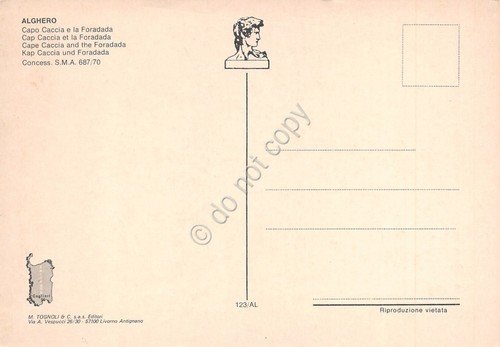 Cartolina Alghero Capo Caccia e la Foradada | Immagine Gallery 2