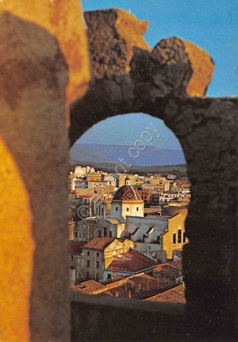 Cartolina Alghero Chiesa di San Michele vista da arcata | Immagine principale