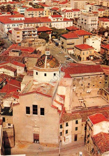 Cartolina Alghero Chiesa San Michele vista città antica dall'alto 1979 | Immagine principale