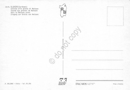 Cartolina Alghero entrata alle Grotte di Nettuno | Immagine Gallery 2