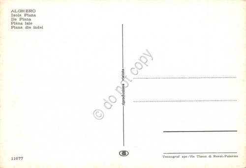 Cartolina Alghero Isola Plana (Sassari) | Immagine Gallery 2