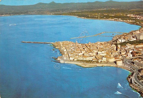 Cartolina Alghero panorama parziale (Sassari) | Immagine principale