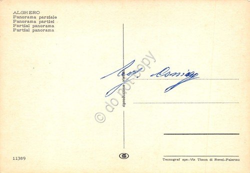 Cartolina Alghero panorama parziale (Sassari) | Immagine Gallery 2