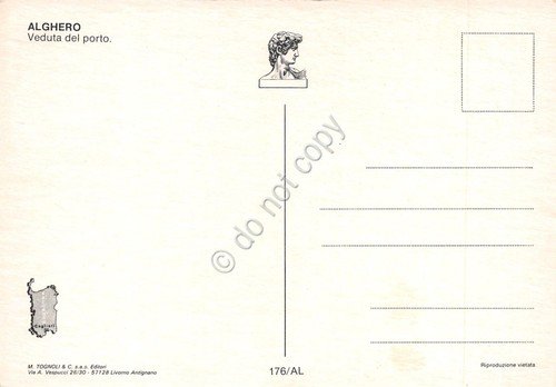 Cartolina Alghero porto pescherecci lungomare | Immagine Gallery 2