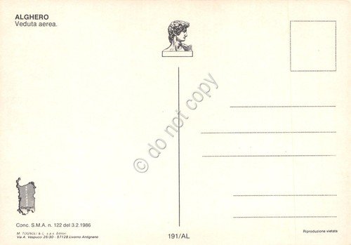 Cartolina Alghero veduta aerea | Immagine Gallery 2