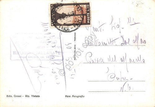Cartolina Alpe Devero dintorni Monte Cistella sci 1954 Timbro Rifugio …