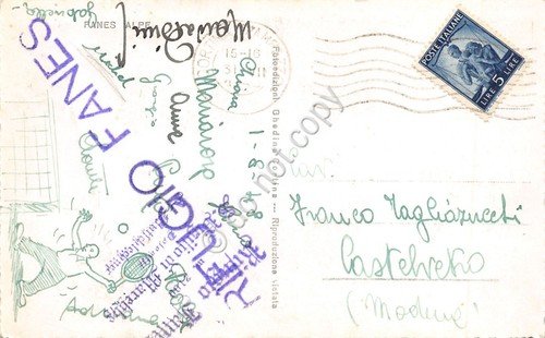 Cartolina Alpe di Fanes Monte Sella Furcia di Ferro 1948 … | Immagine Gallery 2