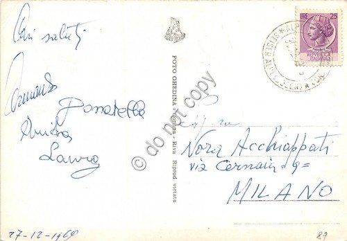 Cartolina Alpe di Siusi Sciliar 1969