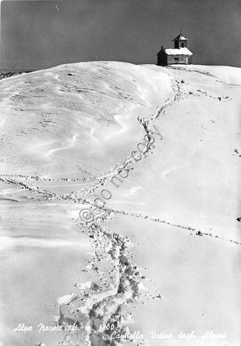 Cartolina Alpe Noveis Cappella Votiva degli Alpini anni '50 (Biella) | Immagine principale