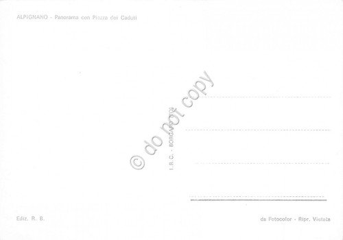 Cartolina Alpignano Panorama con Piazza dei Caduti | Immagine Gallery 2