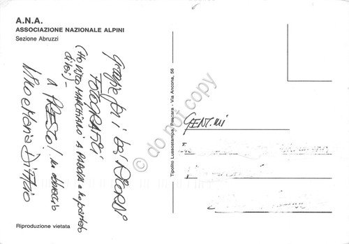 Cartolina Alpini 62° Adunata Pescara 1989 Illustrata | Immagine Gallery 2