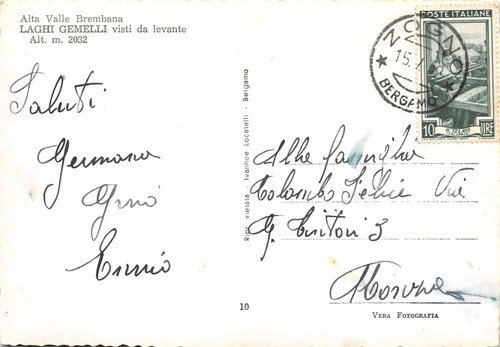 Cartolina Alta Val Brembana Laghi Gemelli | Immagine Gallery 2