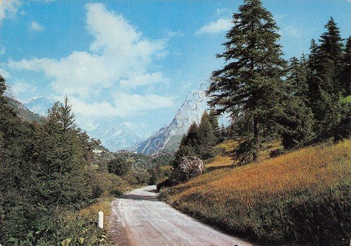 Cartolina Alta Val Maira Chiappera Rocca Provenzale strada | Immagine principale