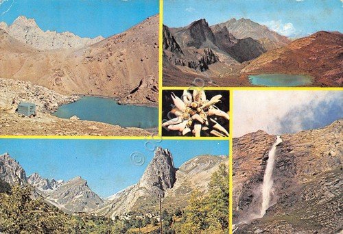 Cartolina Alta Val Maira vedute Chiappera Lago Vallonasso Lago Finestra … | Immagine principale