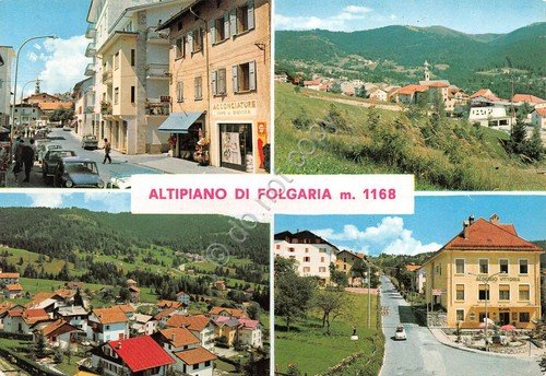 Cartolina Altipiano di Folgaria vedute 1972 (Trento) | Immagine principale