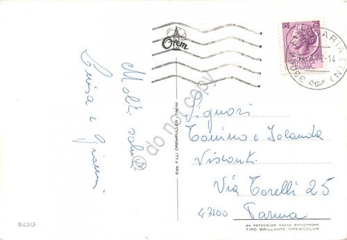 Cartolina Altipiano di Folgaria vedute 1972 (Trento) | Immagine Gallery 2