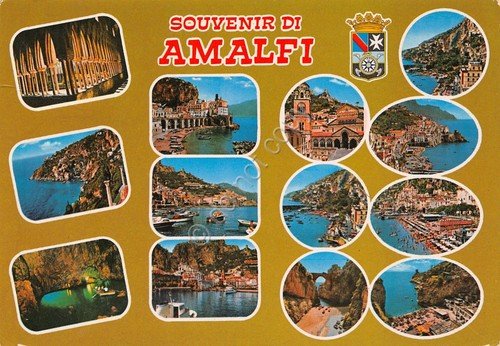 Cartolina Amalfi 13 vedute (Salerno) | Immagine principale