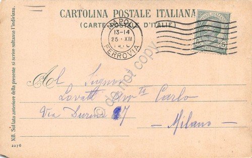 Cartolina Amalfi Atrio della Cattedrale illustrata