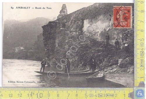 Cartolina Ambialet - Bords du Tarn - Boat - Vg … | Immagine principale