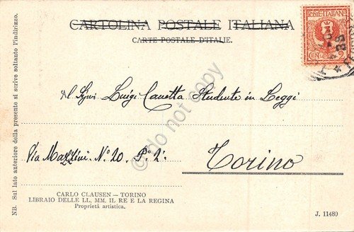 Cartolina Amedeo di Savoia Monumento Calandra '900