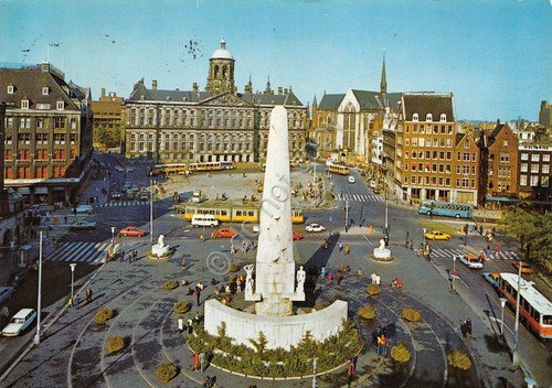 Cartolina Amsterdam Koninklijk op de Dam timbro zoologischer garten Koln … | Immagine principale