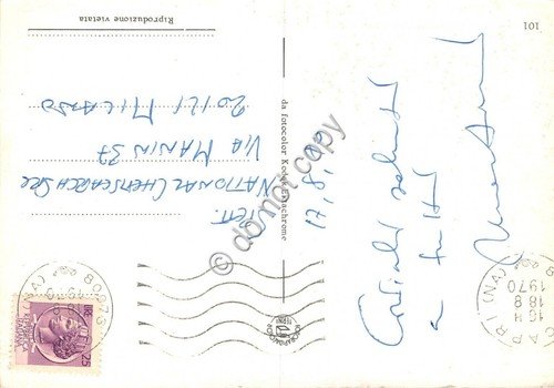 Cartolina Anacapri saluti da vedutine (Altre tematiche)