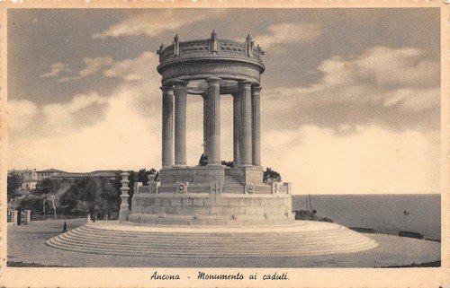 Cartolina Ancona Monumento ai Caduti