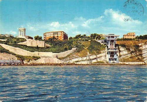 Cartolina Ancona Panorama del Passetto dal mare 1965 | Immagine principale