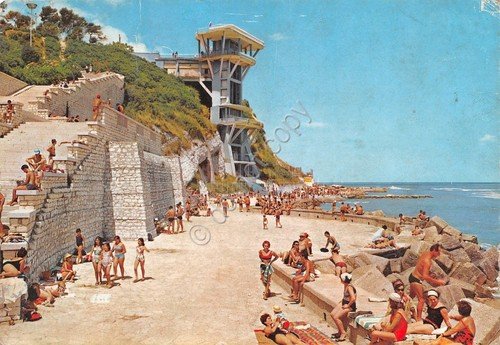 Cartolina Ancona passetto animata anni '60 | Immagine principale