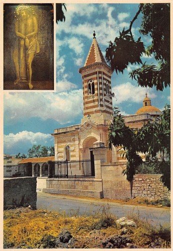 Cartolina Andria Bari Cappella SS Salvatore 2 vedute