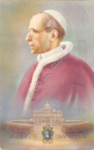 Cartolina Anno Santo 1959 con Papa | Immagine principale