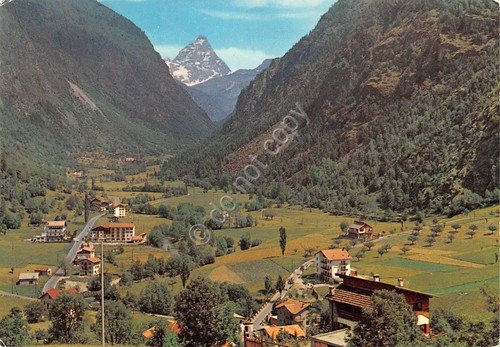 Cartolina Antey St. Andre panorama e Cervino 1970 | Immagine principale