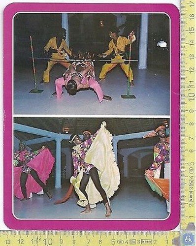 Cartolina Antigua - Limbo and Calypso time - 1983 | Immagine principale