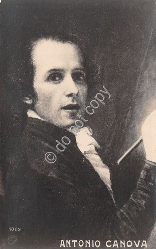 Cartolina Antonio Canova ritratto