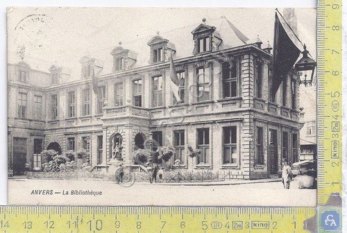 Cartolina Anvers Vue de l'Ave De Keyser Vg Belge Congo …
