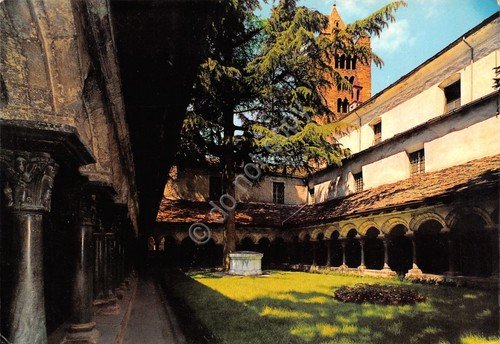 Cartolina Aosta Chiostro Collegiata di S. Orso | Immagine principale