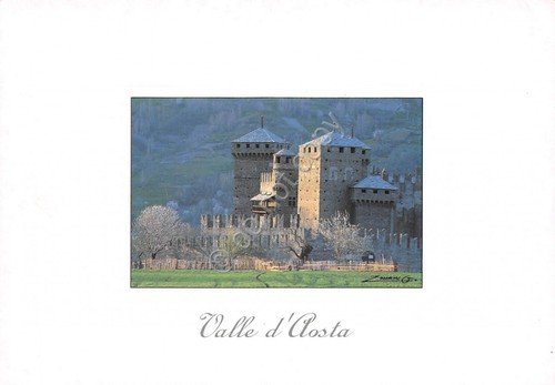 Cartolina Aosta Fenis Castello | Immagine principale