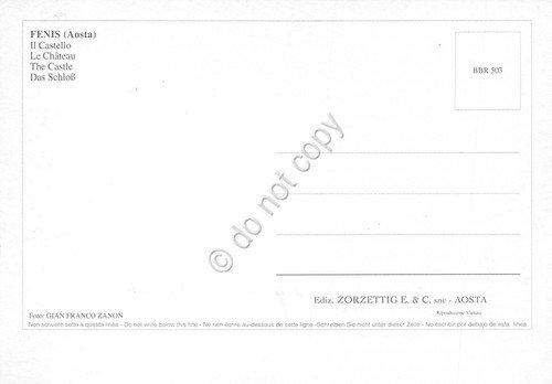 Cartolina Aosta Fenis Castello | Immagine Gallery 2