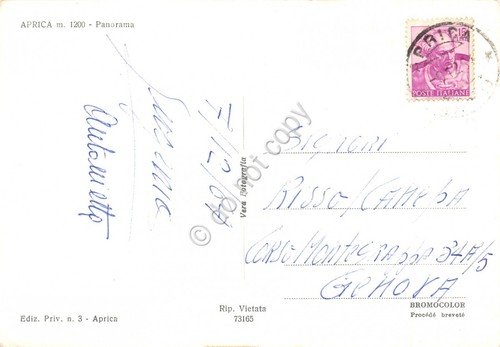 Cartolina Aprica Panorama 1964 | Immagine Gallery 2