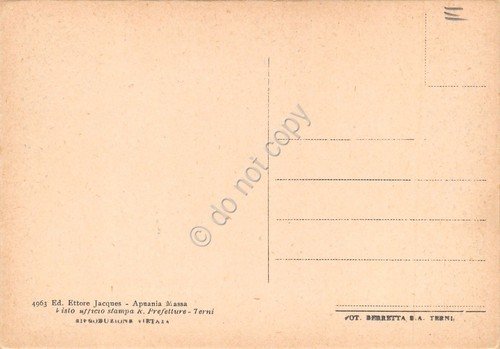 Cartolina Apuania Massa Sipario del Teatro Guglielmi | Immagine Gallery 2