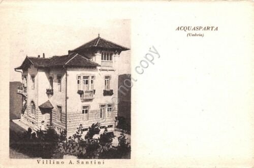 Cartolina Aquasparta Villino Santini