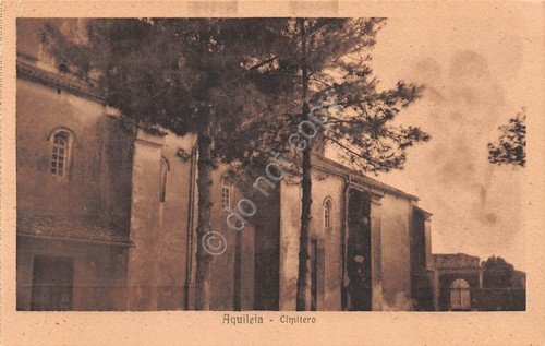 Cartolina Aquileia Cimitero Ed Modiano anni '10 | Immagine principale