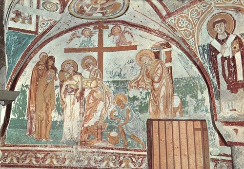 Cartolina Aquileia Cripta della Basilica La Deposizione