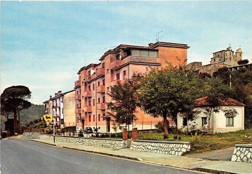 Cartolina Arce Via Casilina insegna Agip 1984 (Frosinone)