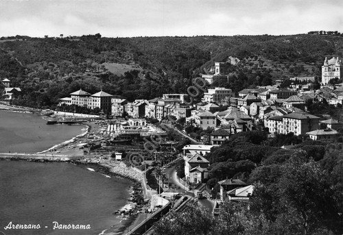 Cartolina Arenzano Panorama 1956