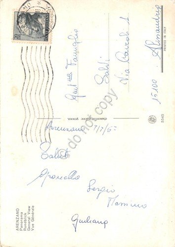 Cartolina Arenzano Panorama 1967 segnata (Genova) | Immagine Gallery 2