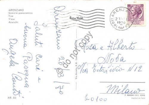 Cartolina Arenzano panorama 1970 (Genova) | Immagine Gallery 2