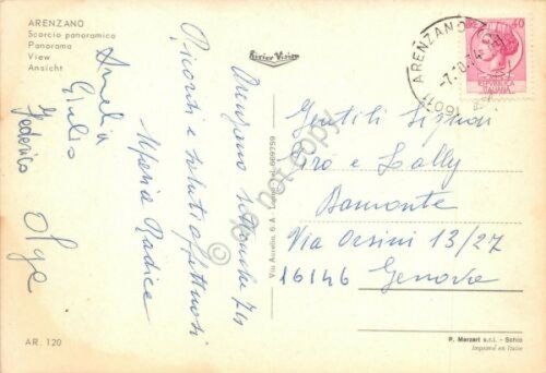 Cartolina Arenzano panorama 1974 (Genova) | Immagine Gallery 2